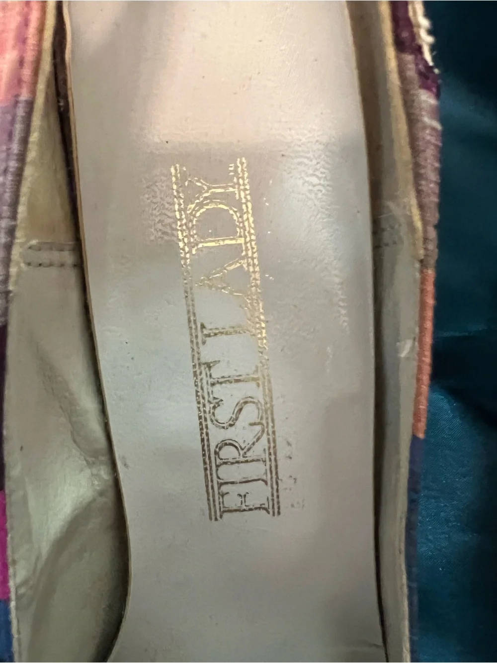 First Lady 10 N Beautiful raw silk material in peep Toe Heels in Pink & Purple